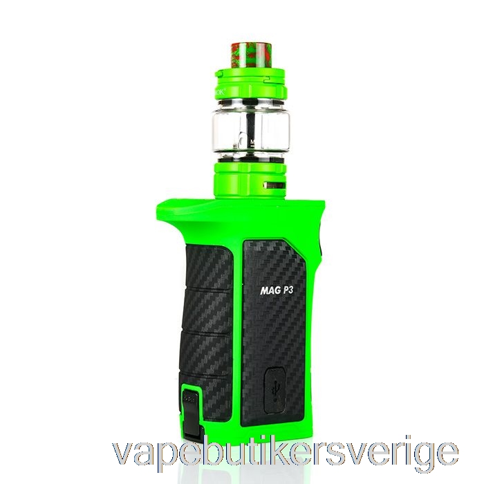 Vape Sverige Smok Mag P3 230w & Tfv16 Startkit Grön/svart